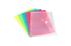 DOCUMENT FOLDER A4 WITH FLAP & VELCRO